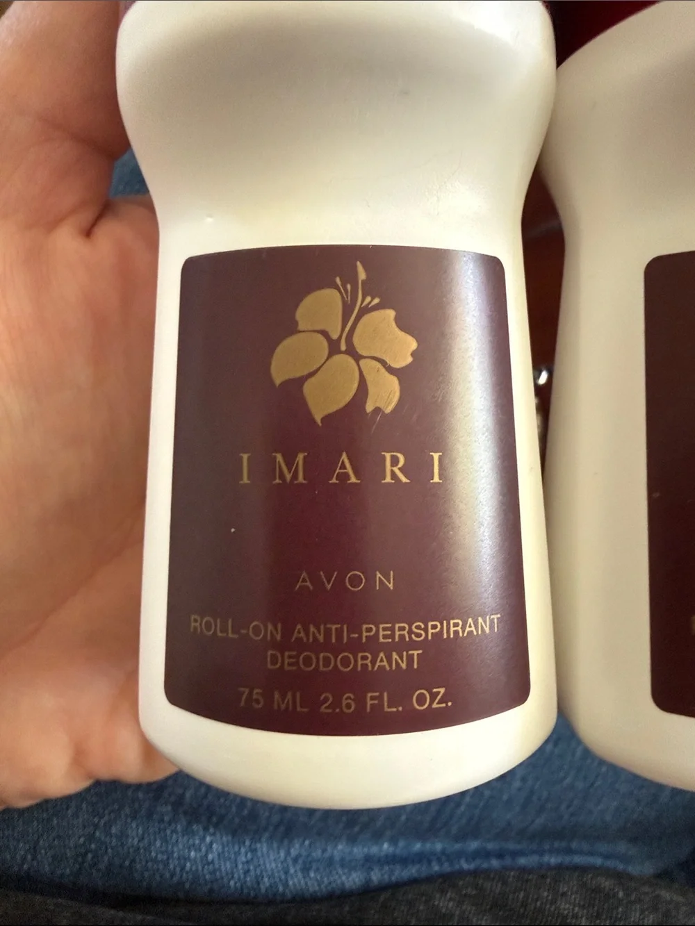 New Avon Imari Roll On Anti Perspirant Deodorant 2.6 oz 75 mL Lot Bundle 2 Pc